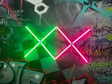 LED Beleuchtung X Farbig Neon Sign