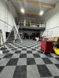 Klickfliesen Werkstatt Boden „Vented“ Garage