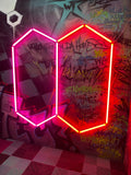 Hexagon Convex  LED Bausatz „Drawn Out“ Farbig