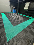 Klickfliesen Werkstatt Boden „Vented“ Garage