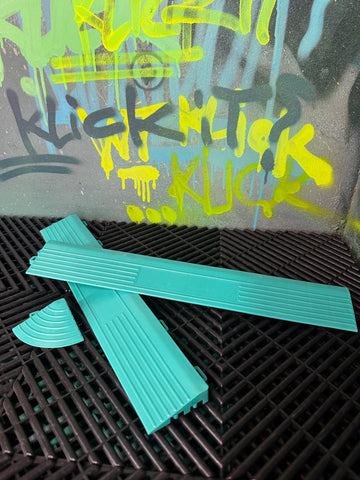 Klickfliesen Auffahrtsrampe