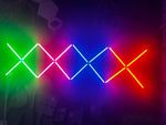 LED Beleuchtung X Farbig Neon Sign