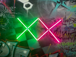 LED Beleuchtung X Farbig Neon Sign