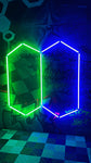 Hexagon Convex  LED Bausatz „Drawn Out“ Farbig