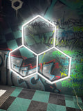 Hexagon LED Deckenbeleuchtung "Triple"
