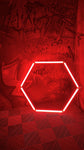 LED Hexagon Bausatz Farbig