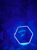 LED Hexagon Tubes 440mm / 1175mm Farbig ROT, BLAU, GRÜN, PINK