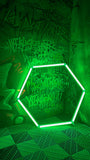 LED Hexagon Bausatz Farbig