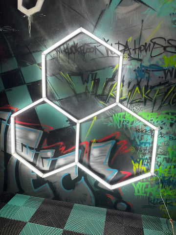 Hexagon LED Deckenbeleuchtung "Triple"