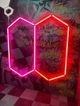 Hexagon Convex  LED Bausatz „Drawn Out“ Farbig