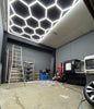 LED hexagon workshop lighting