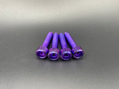 M7x32 Internal Spline Titanium Screws (Various Colors)